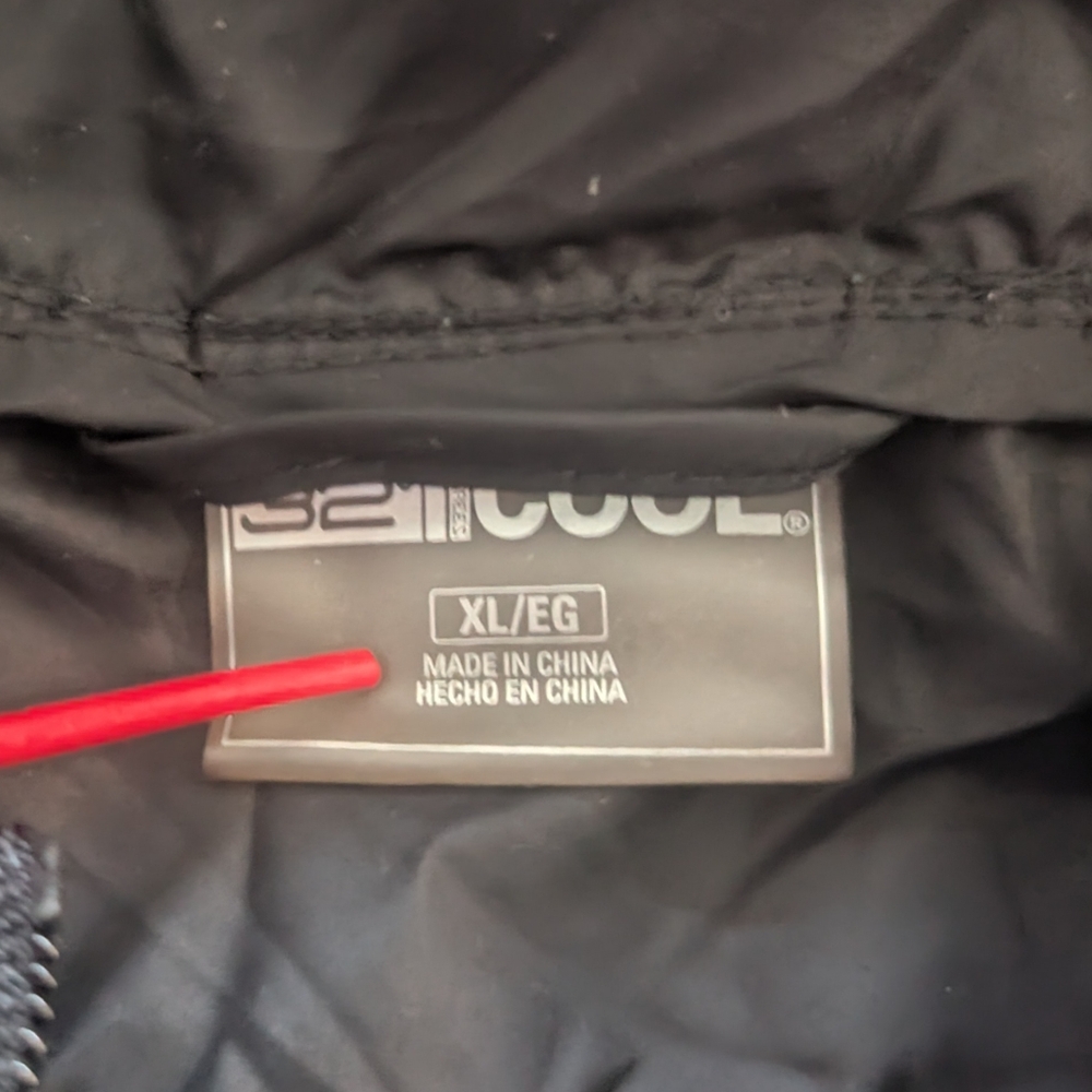 32 Cool Black Windbreaker Jacket - Picture 4 of 6